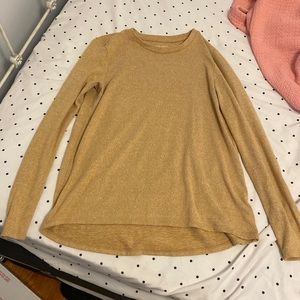 American eagle soft and sexy yellow long sleeve